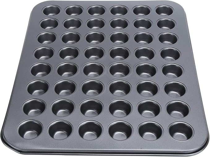 YUYTE 48-Cup Nonstick Muffin Baking Pan, HighQuality Carbon Steel Mini Cupcake Pan, YUYTE2hf5oqikn0