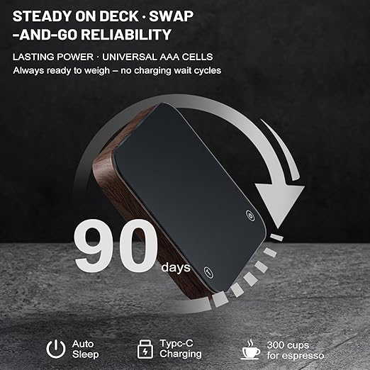 KitchenTour Coffee Scale with Timer (K112-W)
