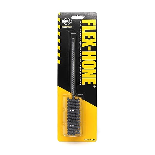 Brush Research BC7832 FLEX-HONE®, 7/8" (22.2mm) Diameter, 320 Grit, Silicon Carbide, For Mild Steel, Stainless Steel, Cast Iron and Softer Ferrous Materials