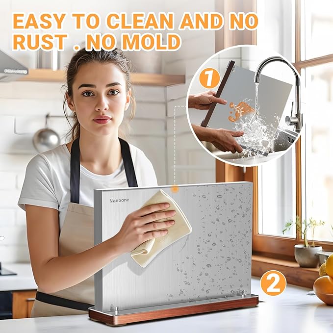 Metal Magnetic Knife Holder Magnets Kitchen Storage Universal Magnetic Knife Block Without Knives Stainless Steel Knife Magnetic Strip Stand Race Cutlery Display Stand Saves Counter Space