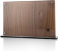 Schmidt Brothers - Acacia Downtown Magnetic Knife Block, Acacia Hardwood and Acrylic Shield, Universal Cutlery Storage For 16-18 Knives