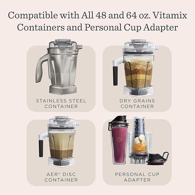 Vitamix Explorian with Programs, Three Blending Programs, Professional-Grade Blender for Smoothies and More, Self-Cleaning Kitchen Appliance, 64 Oz Container, Slate (Renewed Premium)