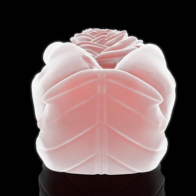 Rose in Hand Molds Hand Rose Resin Mold - Resin Casting Silicone Molds for Home Decor & Candle Making Wave Spiral Mold