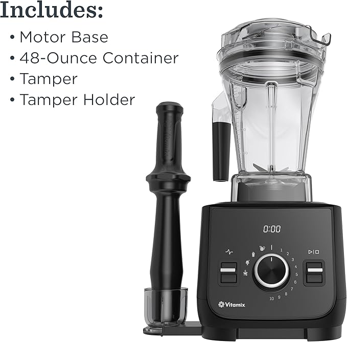 Vitamix Ascent Series X2 Blender with Three Blending Programs, Self-Cleaning Program, Professional-Grade Blender for Smoothies, Soups and More, Stainless-Steel Blades, 48 Oz Container, Shadow Black