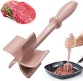 Nylon Hamburger Chopper, 5 Curve Blades Meat Masher Tool for Ground Beef, Turkey and More, Heat Resistant Non-scratch Utensil