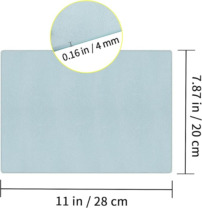 2 Pcs sublimation cutting board blanks，11 x 7.87 Inch sublimation cutting boards，Textured Sublimation Anti Slip Cutting Board Heat Scratch Resistant Blank Cutting Board