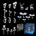 Woohome 31 PCS 3D Mini Mixed Resin Mould Filler - Germ Rose Elk Mushroom Casting Moulds, Art Craft Supplies for Jewelry Making, Epoxy Moulds, DIY Crafts