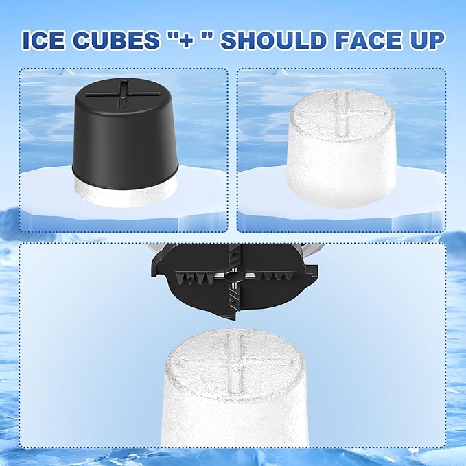 Ice Mold Accessory for KitchenAid Shave Ice Attachment, Reusable Plastic Ice Molds with Lids for Kitchenaid Ice Shaver Attachment - 8PCS for Small