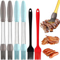 6 PCS Basting Brush for Cooking, Upgraded Pastry Brush, Heat-Resistant Silicone Brush for BBQ, Baking, Perfect Barbecue Tools and Kitchen Gadgets, Suitable for kitchen and Outdoor Use.