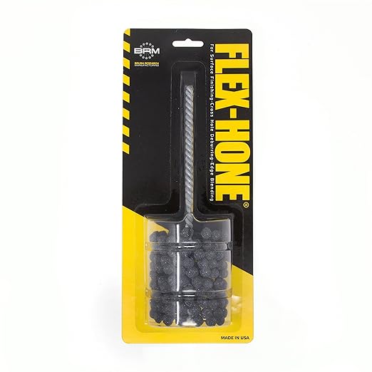 Brush Research BC21260 FLEX-HONE®, 2-1/2" (63.5mm) Diameter, 60 Grit, Silicon Carbide, for Mild Steel, Stainless Steel, Cast Iron and Softer Ferrous Materials
