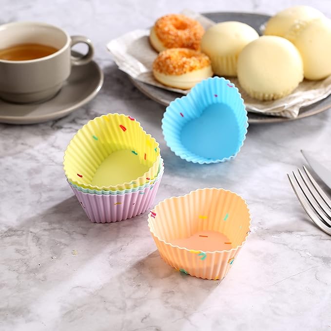 51PCS Silicone Bakeware Set Silicon Cake Molds Set For Baking, Including Baking Pan, Cake Mold, Cake Pan, Toast Mold, Muffin Pan, Donut Pan, And Cupcake Mold Silicone Baking Cups Set