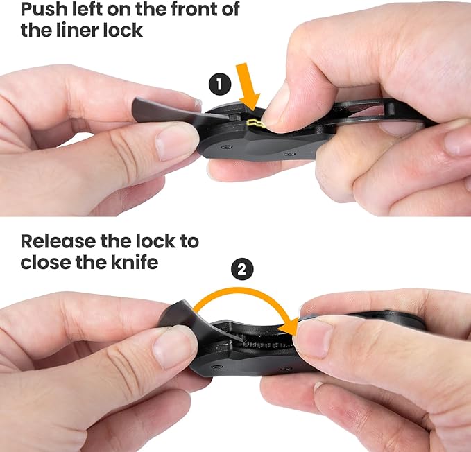 2 Pack Small Pocket Knife Gifts for Men & Women, Folding Box Cutter, Birthday & Christmas Stocking Stuffers Gifts Idea for Wife Husband Dad Mom (Black & Red)