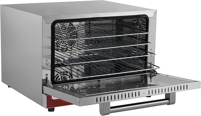 Kratos Commercial Oven, Half Size Electric Countertop Convection Oven, Holds Four Half Size Sheet Pans, 120V (29M-002)