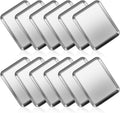 12PCS Stainless Steel 1/8 Sheet Pan, Nonstick Small Cookie Sheet, Small Baking Pans, Toaster Oven Pans, Metal Tray, Stainless Steel Cookie Sheets For Baking, Oven And Dishwasher Safe