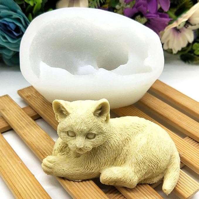 Silicone Soap Soap & Candle Mold - Silicone 3D Molds for Candy & Home Decor - Resin Casting & Making Molds