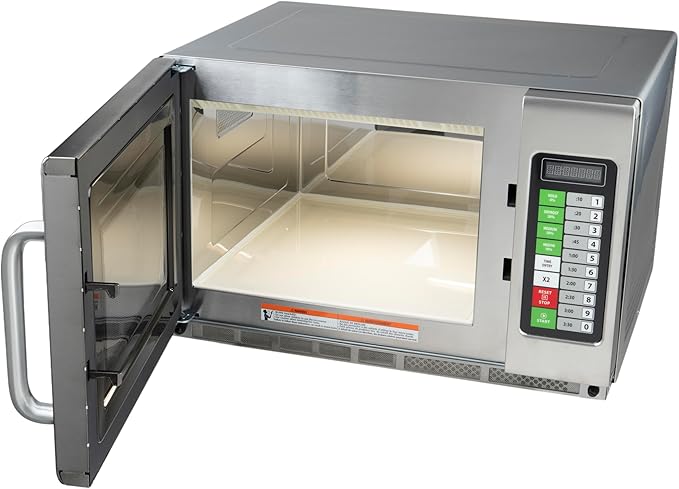Winco Commercial-Grade Microwave with Touch Controls, 1,800 W, 1.2 Cubic Feet
