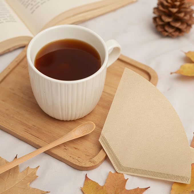 600 Count #4 Coffee Filter 8-12 cup, Disposable Cone Coffee Filters For Pour Over and Drip Coffee Maker