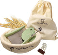 Banneton Bread Proofing Basket Set: Sourdough Starter Kit - 9 inch Round Rattan bowl, Scoring lame, dough scraper, bread bag, Sourdough Bread Baking Supplies Tools - Baking gift set
