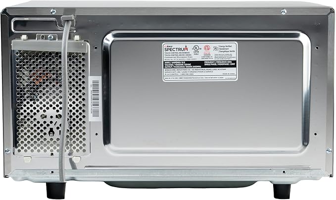 Winco Commercial-Grade Microwave with Touch Controls, 1,000 W, .9 Cubic Feet