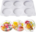 LET'S RESIN Extra Deep Resin Coaster Molds Silicone, 4 Inches Large 6 Cavity Silicone Molds for Resin, Round Epoxy Coaster Molds for Cups Mats, DIY Craft