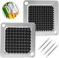 Replacement Chopper 1/4" and 3/8" Blade, 2 PCS Commercial Vegetable Chopper Dicer, French Fry Cutter Stainless Steel Blade for Fruit Cutting Machine Tomato Onion Pusher Block