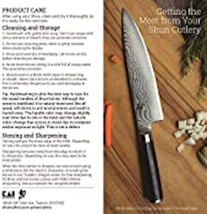 Shun Classic 7 Piece Block Set & Bamboo Block