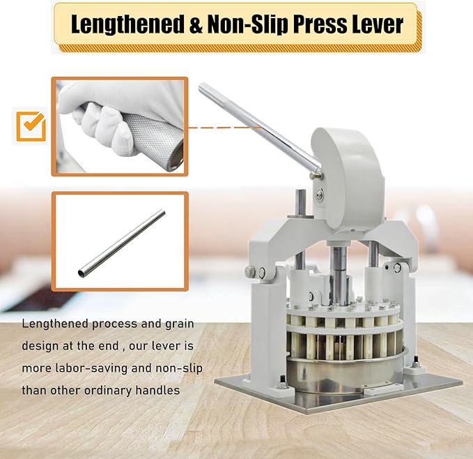 Manual Dough Divider Table Top Dough Dividing Machine 36PCS Dough Cutter Commercial Dough Dividing Machine Dough Baking Divider, 1.06oz-5.64oz, 36PCS