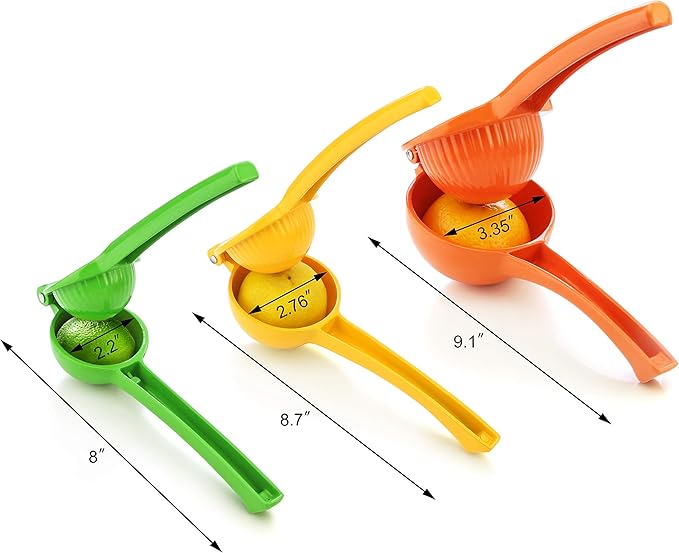 New Star Foodservice 42856 Enameled Aluminum Lemon Squeezer, Yellow
