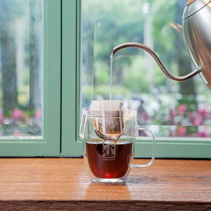 TRIBO COFFEE Single-Serve Portable Pour Over Drip Coffee - Discovery 3 Variety Gift Box | Includes 20 servings (2 of each type)