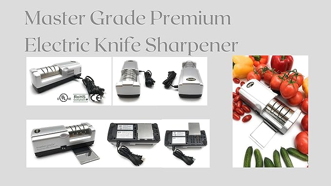 Multi-Stage Home Electric Knife Sharpener for All Knives, Knife Sharpeners for Kitchen Knives Premium version
