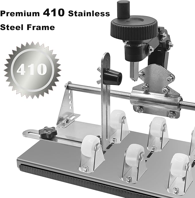 Smasener Wine Bottle Cutter,Glass Bottle Cutter Set, Wine Bottle Cutter Tools, Curved Glass Cutting Tool for Round and Square Bottles, [Stainless Steel 410]Bottle DIY Craft Kit
