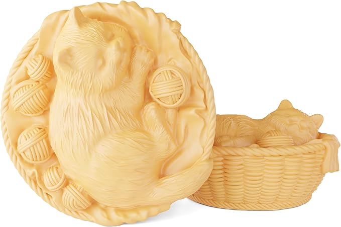 Handmade Silicone Mold for Soap, Candle, Ice Sculpture & More - Aroma Plaster Mold Bowl