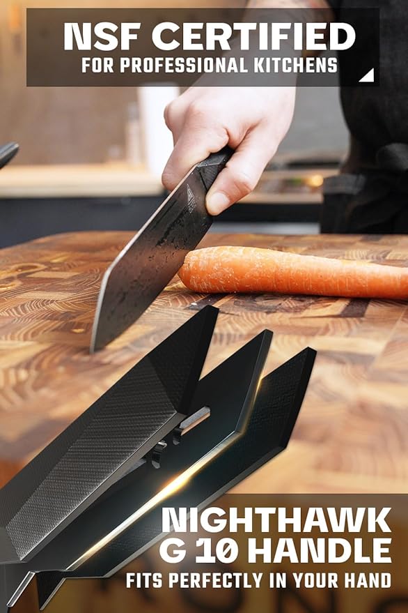 DALSTRONG 12-piece Professional Knife Block Set - Shadow Black Series - Black Titanium Nitride Coated - High-Carbon Stainless Steel Knife Set with Block - NSF Certified Premium Kitchen Set