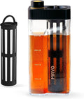 MAVO Cold Brew Coffee Maker, 27oz Iced Coffee Maker and Tea Brewer, Fine Mesh Filter, Leak-Proof Seal, Removable Design for Easy Cleaning, Durable Tritan Material, Space Saving - Home and Camping