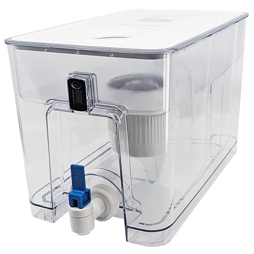 Epic Pure Countertop Water Filter Dispenser for Drinking Water. 36 Cup 150 Gallon Filter. BPA Free Removes Fluoride, Chlorine, Lead Water Purifier Large Water Jug Dispenser