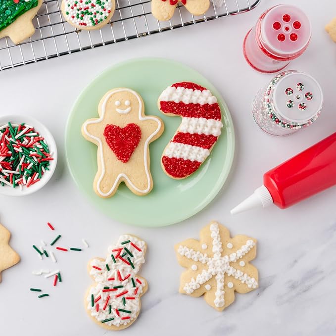 Sweets Indeed Christmas Sprinkles Mix – 10.90 oz Holiday Blend | Edible Jimmies, Nonpareils & Sugar Pearls for Decorating Christmas Cookies, Cakes, Cupcakes & Festive Desserts