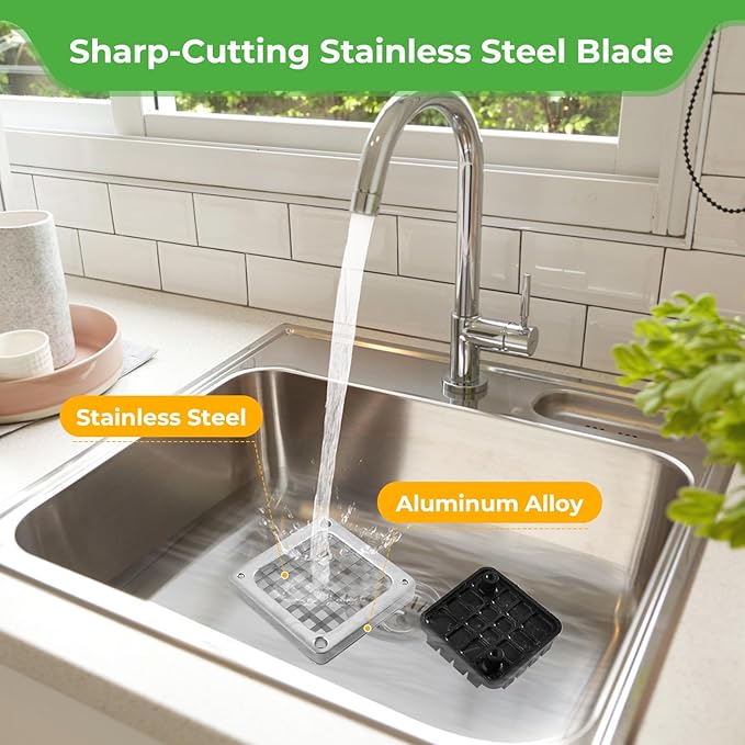 Replacement Chopper Blade Commercial Vegetable Chopper Dicer Stainless Steel Blade for Fruit Cutting Machine Tomato French Fries Cutter (1/2″ Blade)
