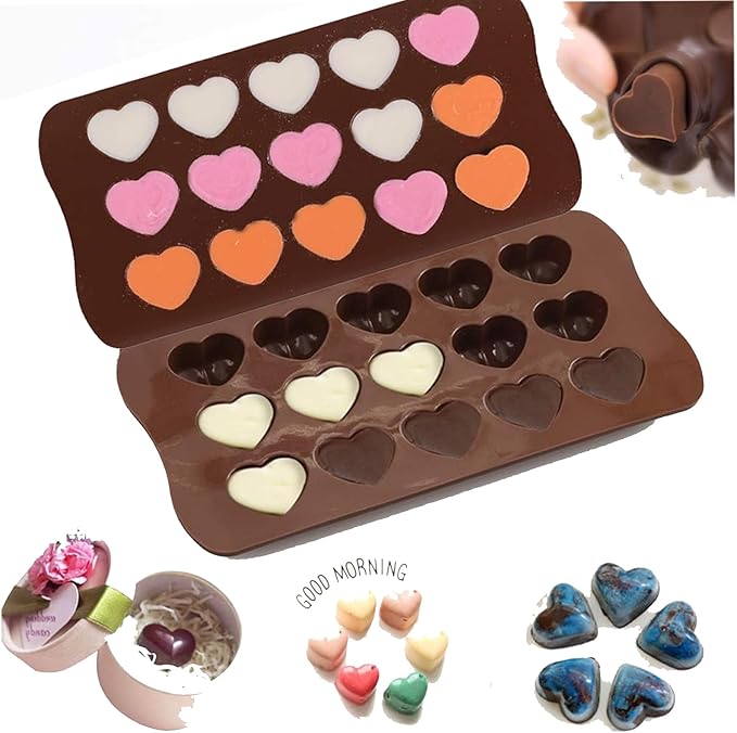 4 Pack:Chocolate Molds Silicone,Flowers Silicone Molds,Cake Chocolate Mold, Wedding Cake Decorating Tools,Fondant Sugarcraft Cake Molds.Non-Stick and Food Grade Silicone Molds for Chocolate Candies.