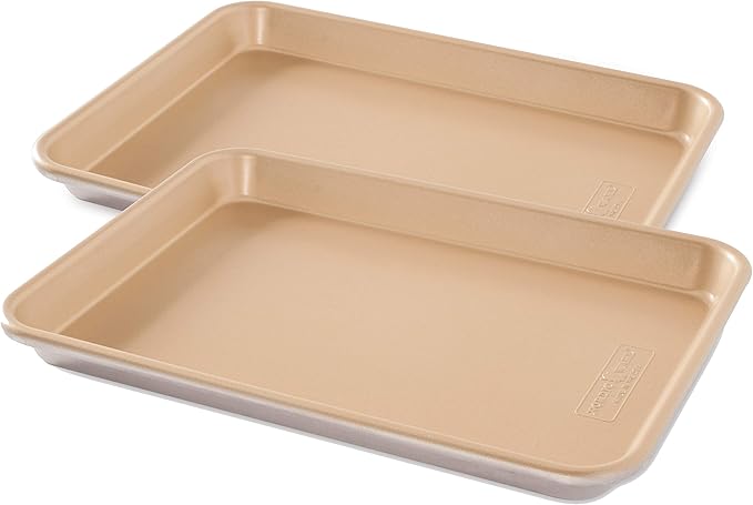 Nordic Ware Naturals Nonstick Quarter Sheet, 2 Count (Pack of 1)
