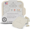 Moss and Fawn Ice Cube Tray - Forage Feeder Freezer & Teething Popsicle Mold for Breast Milk, Formula, Bone Broth, Purees, & Baby Food - BPA, Lead, & PVC-Free - Ecru