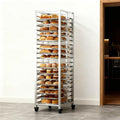 Bun Pan Rack, Commercial Bakery Sheet Rack with Brake Wheels, 20-Tier Stainless Steel Baking Tray Food cart ，for Bakeries Restaurant & Catering（Trays Not Included） ﻿ (20 Tier)