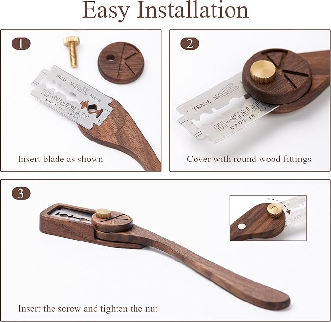 Bread Lame Dough Scoring Tool with Blade Cover, Sourdough Scoring Tool with 5 Feather Blades, Scoring Knife for Bread Baking, Dexterous-Cut Series Lame Bread Tool (ELEGANT)