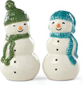 Lenox 895171 Balsam Lane Snowman Salt & Pepper Set, 2-Piece, Christmas & Holiday Hosting