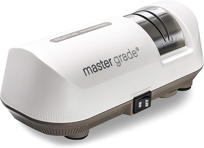 Alpine Electric Knife Sharpener, Knife Sharpeners for Kitchen Knives, Pocket Knife Sharpener