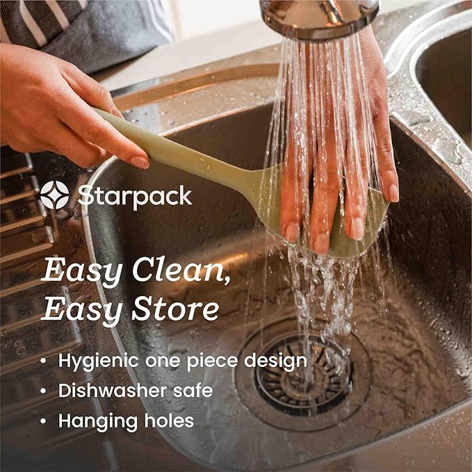 Starpack 'Whip it Good' Silicone Whisk for Nonstick Cookware - Non Scratch Whisk Heat Resistant 600°F - Kitchen Whisks for Cooking, Baking & Stirring - Silicone Coated Durable Rubber Egg Whisks