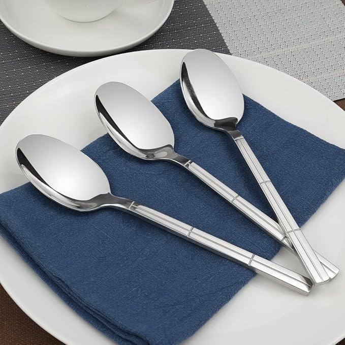 12-Piece Stainless Steel Dinner Spoons Table Spoons, 7.83-Inch
