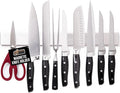 GORILLA GRIP Stainless Steel Magnetic Knife Holder for Wall, 14 Inch, Multi-Purpose Magnet Bar for Knives, Tools, Art Supplies, Heavy Duty Strip Holds Up to 6 lbs, Kitchen Organizer, Drilling Required