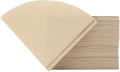 Segarty #2 Cone Coffee Filters, 200 Count Pack Size 2-4 Cup Natural Unbleached Brown Disposable Coffee Filters Paper for Pour Over Coffee Maker