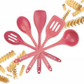 Starpack 'Stir & Serve' Silicone Cooking Utensils Set (5 Pcs) 10.5" - Kitchen Utensils Set Heat Resistant to 600°F - Kitchen Utensils for Nonstick Cookware - Silicone Utensil Set for Mixing & Cooking