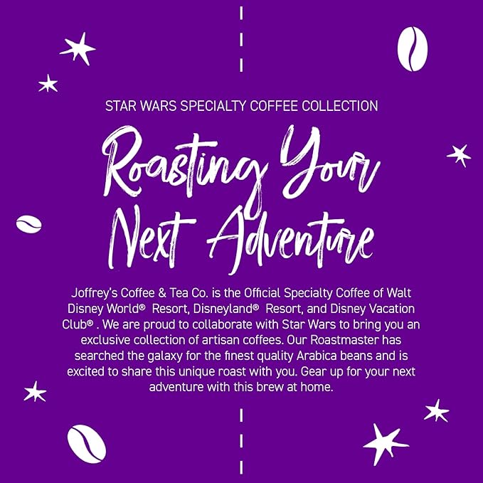 Joffrey's Coffee - Star Wars The Mandalorian - Precious Cargo Blend, Star Wars Licensed Coffee Collection, Artisan Medium Roast, Rich & Smooth Taste, Brew or French Press (Ground, 11oz)